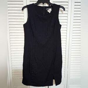 Sag Harbor Petites Women's 8P Black Sleeveless Dress